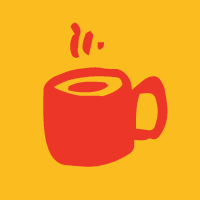 Support with a coffee